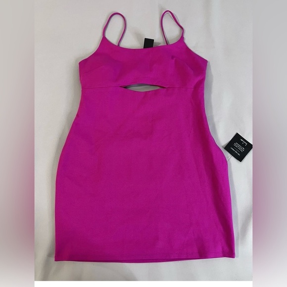 Lulu’s Cocktail Chic Magenta Cutout Bodycon Mini Dress‎ Size Extra Large - Picture 1 of 11